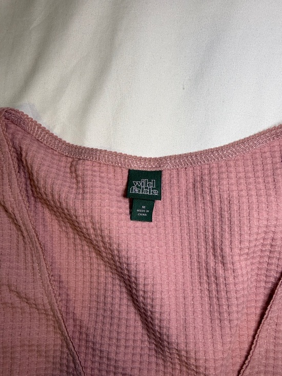 Mauve Waffle V-Neck Tank Bodysuit - Picture 6 of 6